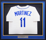 Seattle Mariners Edgar Martinez Autographed Framed White Nike Cooperstown Collection Jersey Beckett BAS Witness Stock #233876