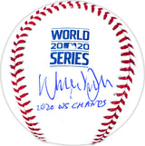 Walker Buehler Autographed Official 2020 World Series MLB Baseball Los Angeles Dodgers "2020 WS Champs" Beckett BAS QR Stock #203868