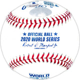 Walker Buehler Autographed Official 2020 World Series MLB Baseball Los Angeles Dodgers "2020 WS Champs" Beckett BAS QR Stock #203868