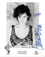 Catherine Bell Thrill Seekers "XOXO" Authentic Signed 8x10 Photo BAS #BL44802