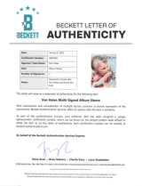 Alex Van Halen & David Lee Roth Van Halen Signed 1984 Album Cover BAS #AB87904