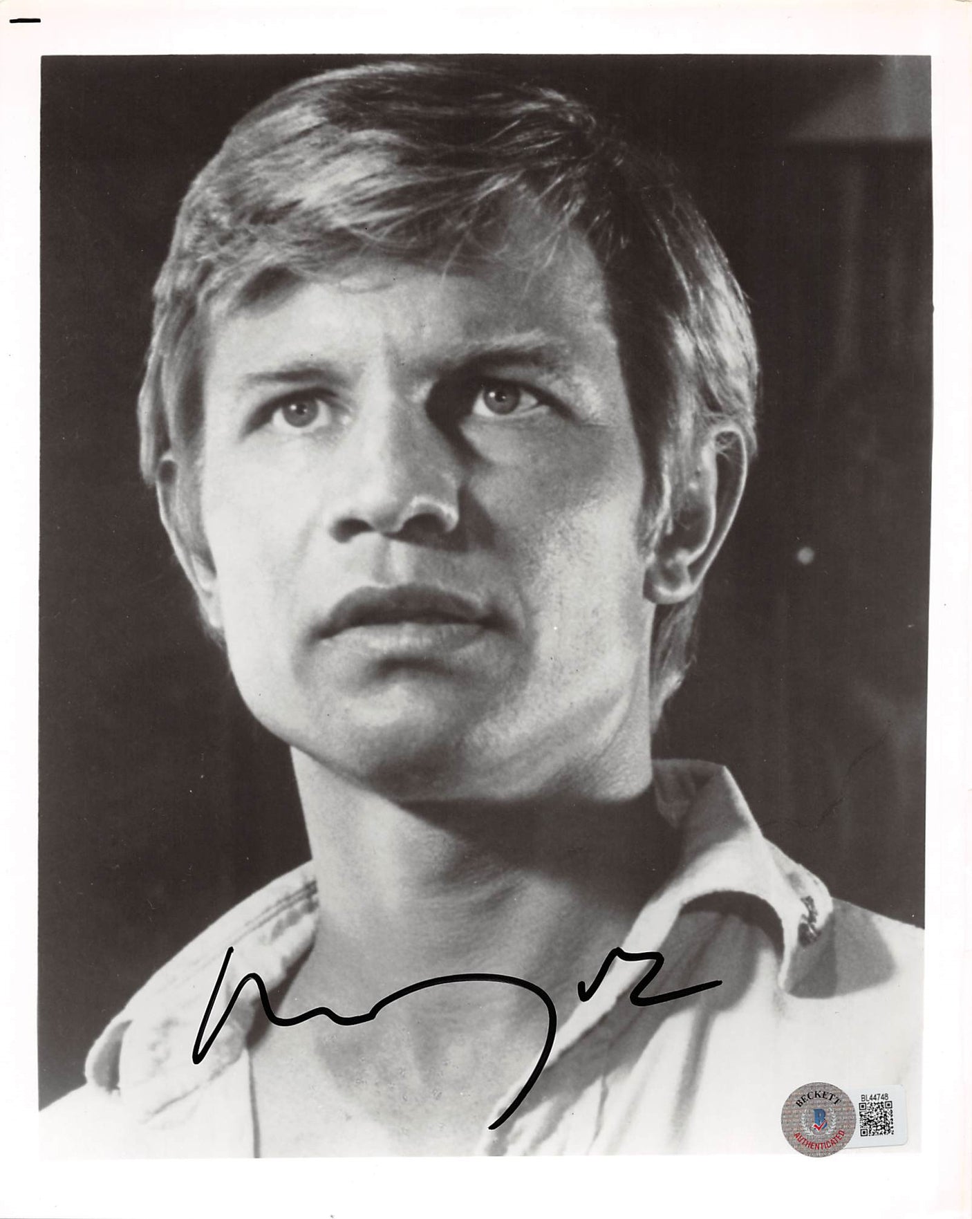 Michael York Logan's Run Authentic Signed 8x10 Photo Autographed BAS #BL44748