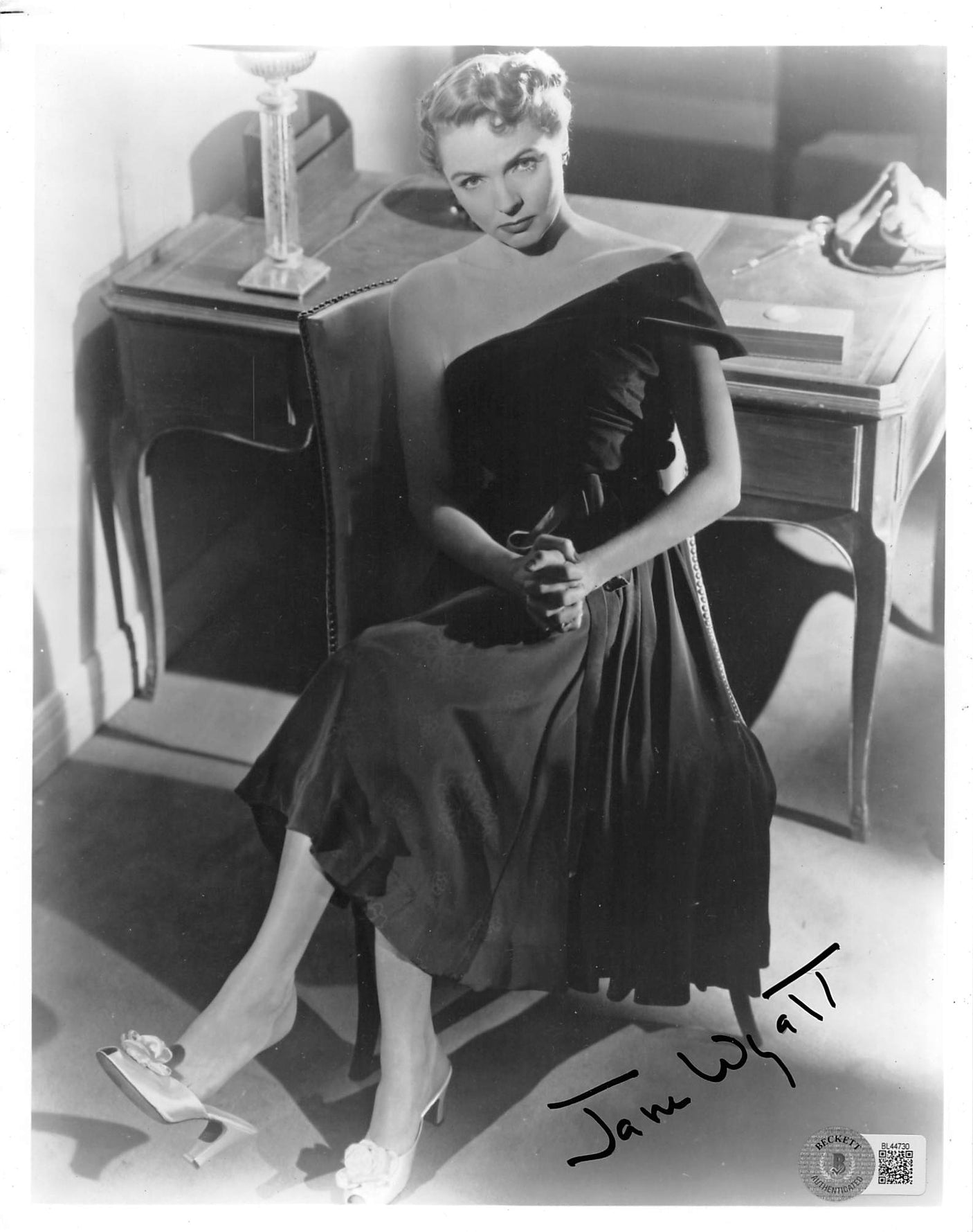 Jane Wyatt The Man Who Cheated Himself Authentic Signed 8x10 Photo BAS #BL44730