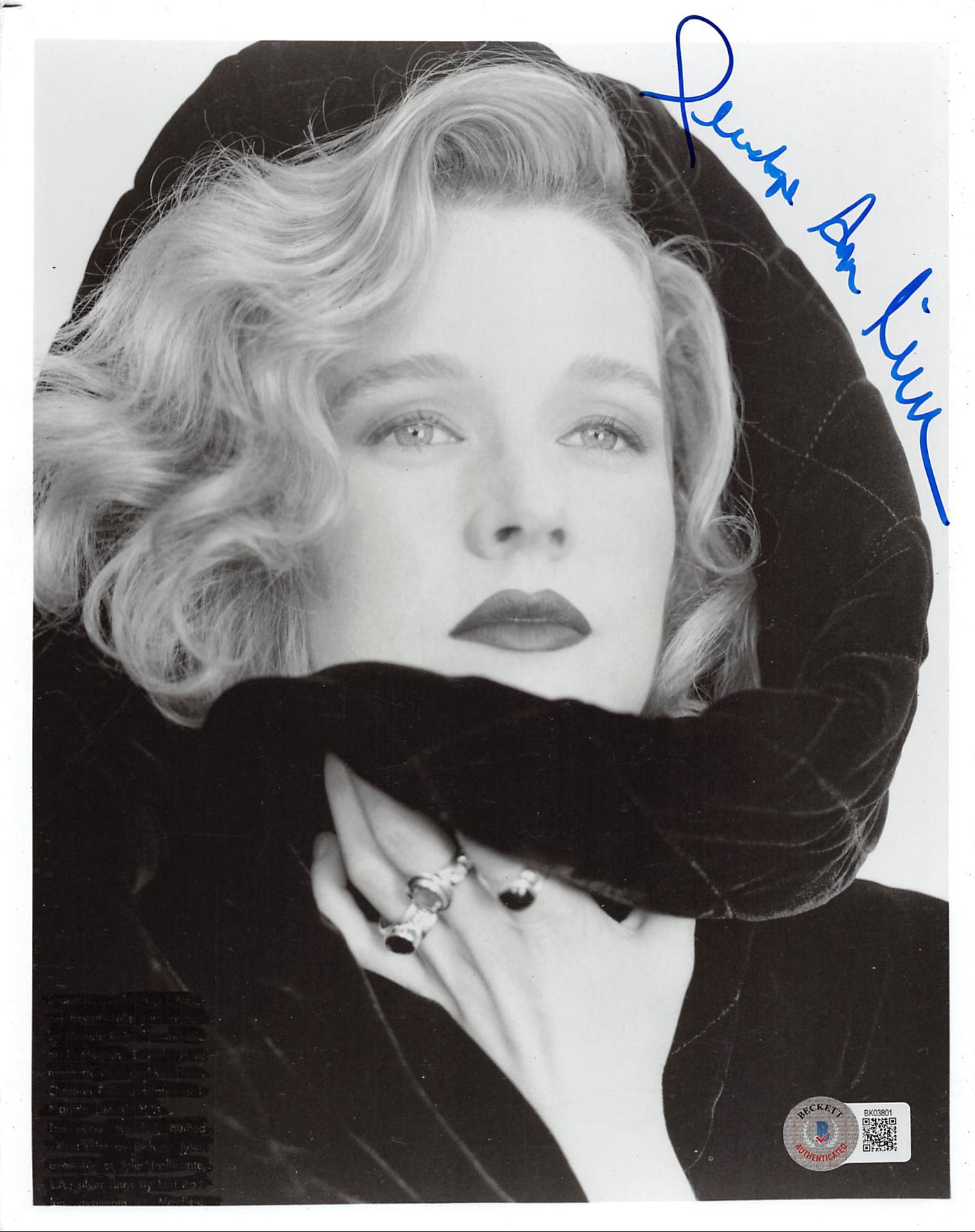 Penelope Ann Miller Carlito's Way Authentic Signed 8x10 Photo BAS #BK03801