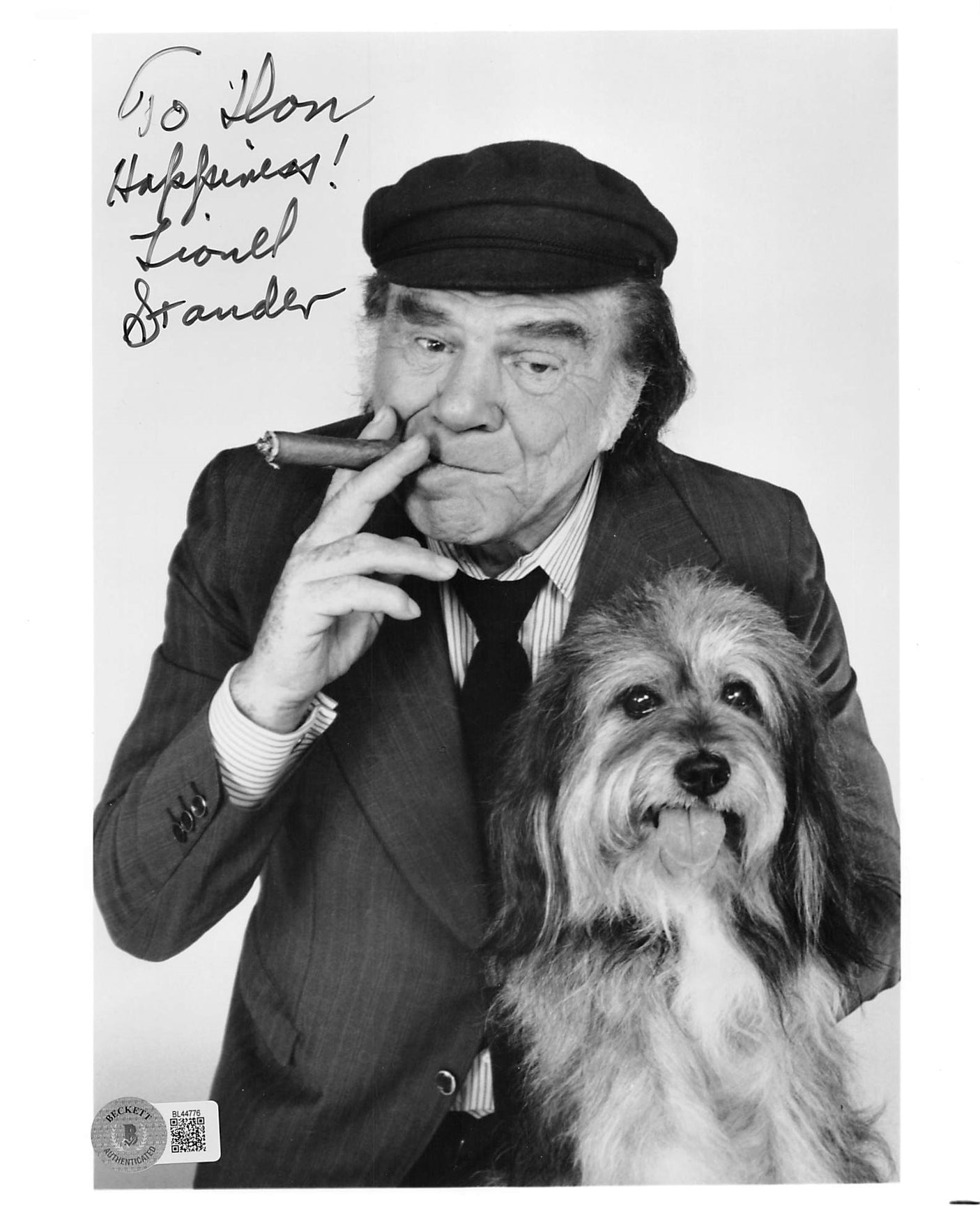 Lionel Stander Hart to Hart: Secrets of the Hart Signed 8x10 Photo BAS #BL44776