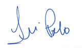 Teri Polo Meet the Fockers Authentic Signed 3x5 Index Card BAS #BL96214