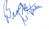 Brock Peters Star Trek VI Authentic Signed 3x5 Index Card BAS #BL96218