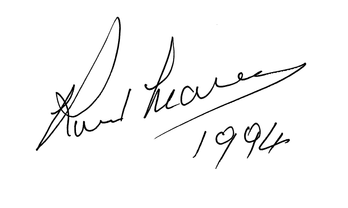 Ronald Neame The Poseidon Adventure "1994" Signed 3x5 Index Card BAS #BL96237