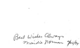 Maidie Norman What Ever Happened to Baby Jane Signed 3x5 Index Card BAS #BL96247