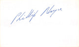 Phillip Noyce The Giver Authentic Signed 3x5 Index Card Autographed BAS #BL96251
