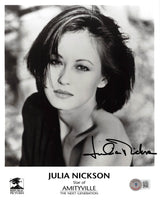 Julia Nickson Amityville: A New Generation Signed 8x10 Photo BAS #BL96209