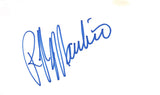 Ralph Macchio The Karate Kid Authentic Signed 3x5 Index Card BAS #BL96267