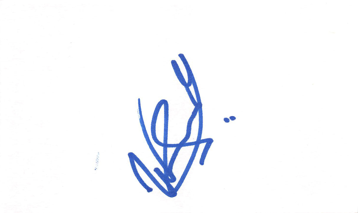 Wilmer Valderrama That 70's Show Authentic Signed 3x5 Index Card BAS #BL96271