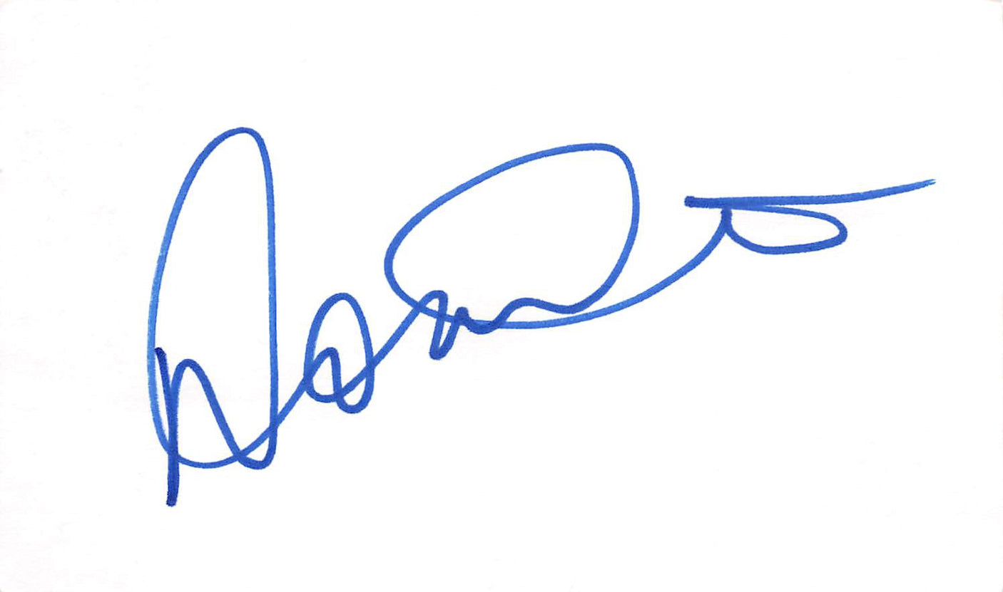 Donna D'Errico Baywatch Authentic Signed 3x5 Index Card Autographed BAS #BL96301