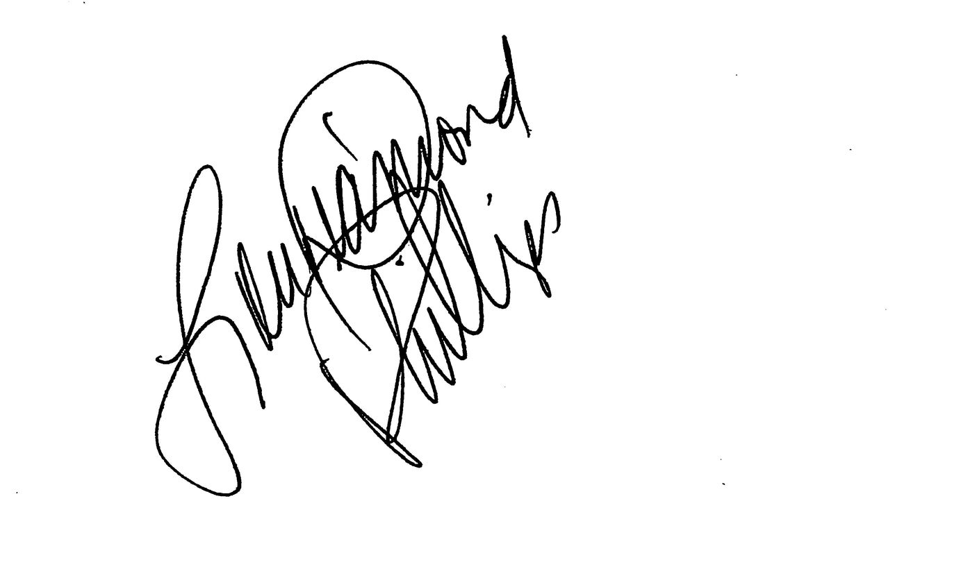 Lou Diamond Phillips La Bamba Authentic Signed 3x5 Index Card BAS #BL96316