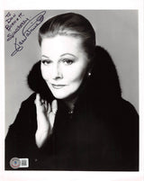 Joan Fontaine Suspicion "To Don Burnett" Signed 8x10 Photo BAS #BL44701