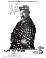 Rudy Ray Moore "From, Dolemite With Love" Signed 8x10 Photo BAS #BL44680