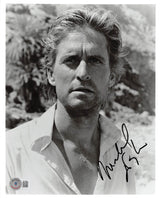Michael Douglas The Jewel of the Nile Authentic Signed 8x10 Photo BAS #BL44665