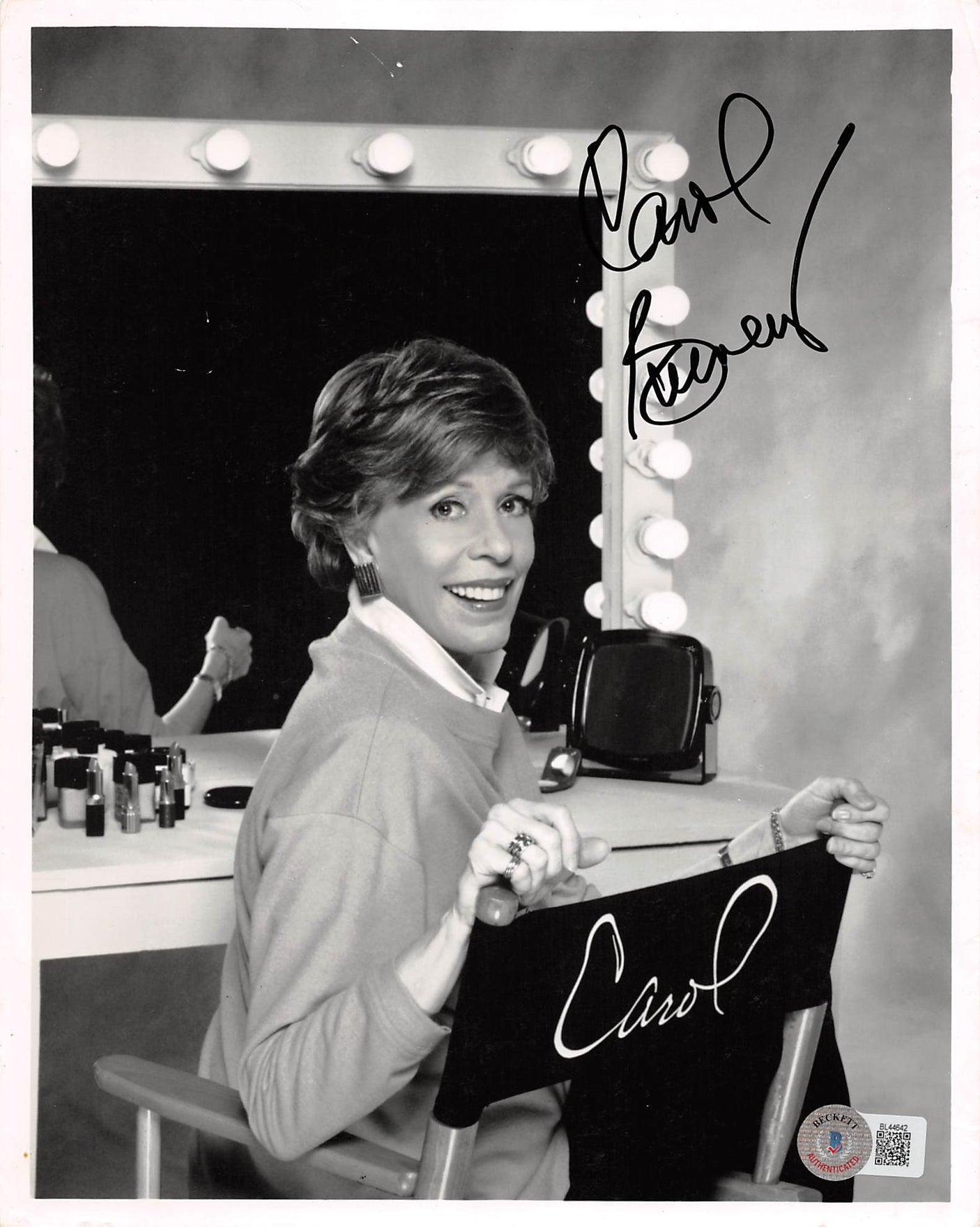 Carol Burnett The Carol Burnett Show Authentic Signed 8x10 Photo BAS #BL44642