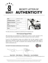 Clint Eastwood Good, the Bad & the Ugly Signed 8x10 Photo Auto 10! BAS #AC26964