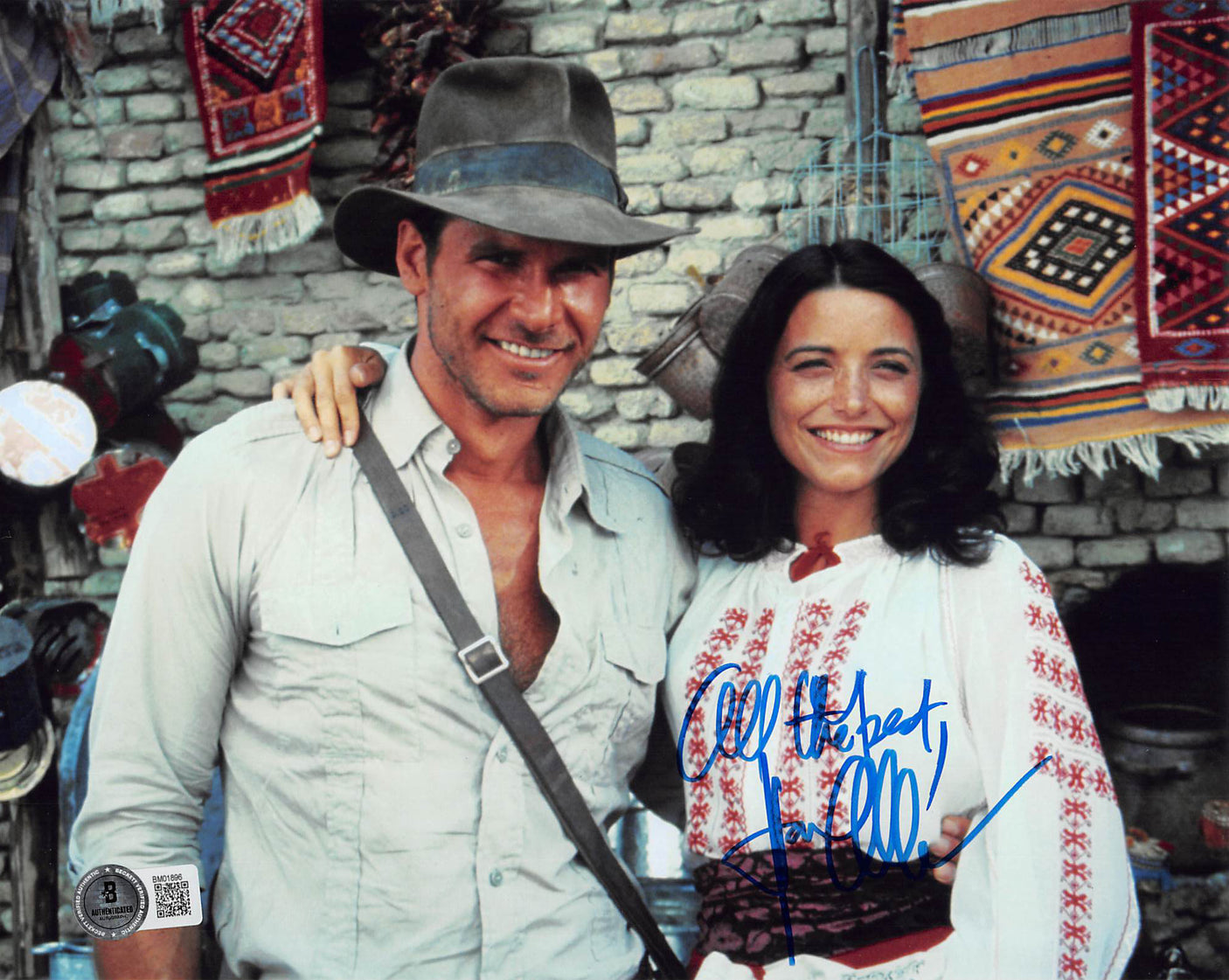 Karen Allen Indiana Jones Raiders of the Lost Ark Signed 8x10 Photo BAS #BM01896
