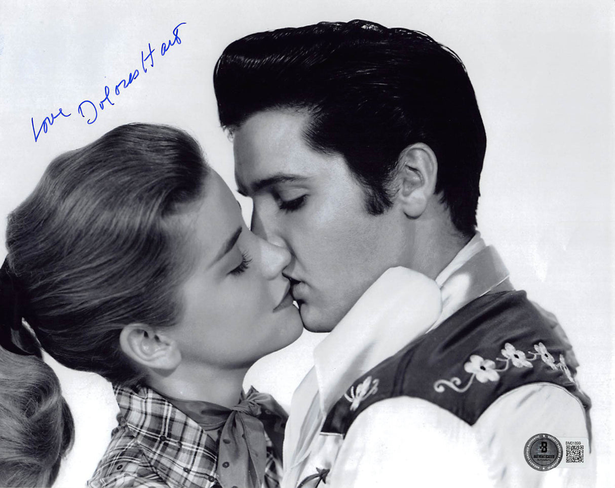 Dolores Hart Loving You "Love" Authentic Signed 8x10 Photo BAS #BM01899
