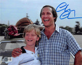 Chevy Chase Vacation Authentic Signed 8x10 Photo w/ Rusty BAS Witnessed