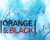 Orange is the New Black (4) Schilling, Biggs +2 Signed 8x10 Photo BAS #AD64041