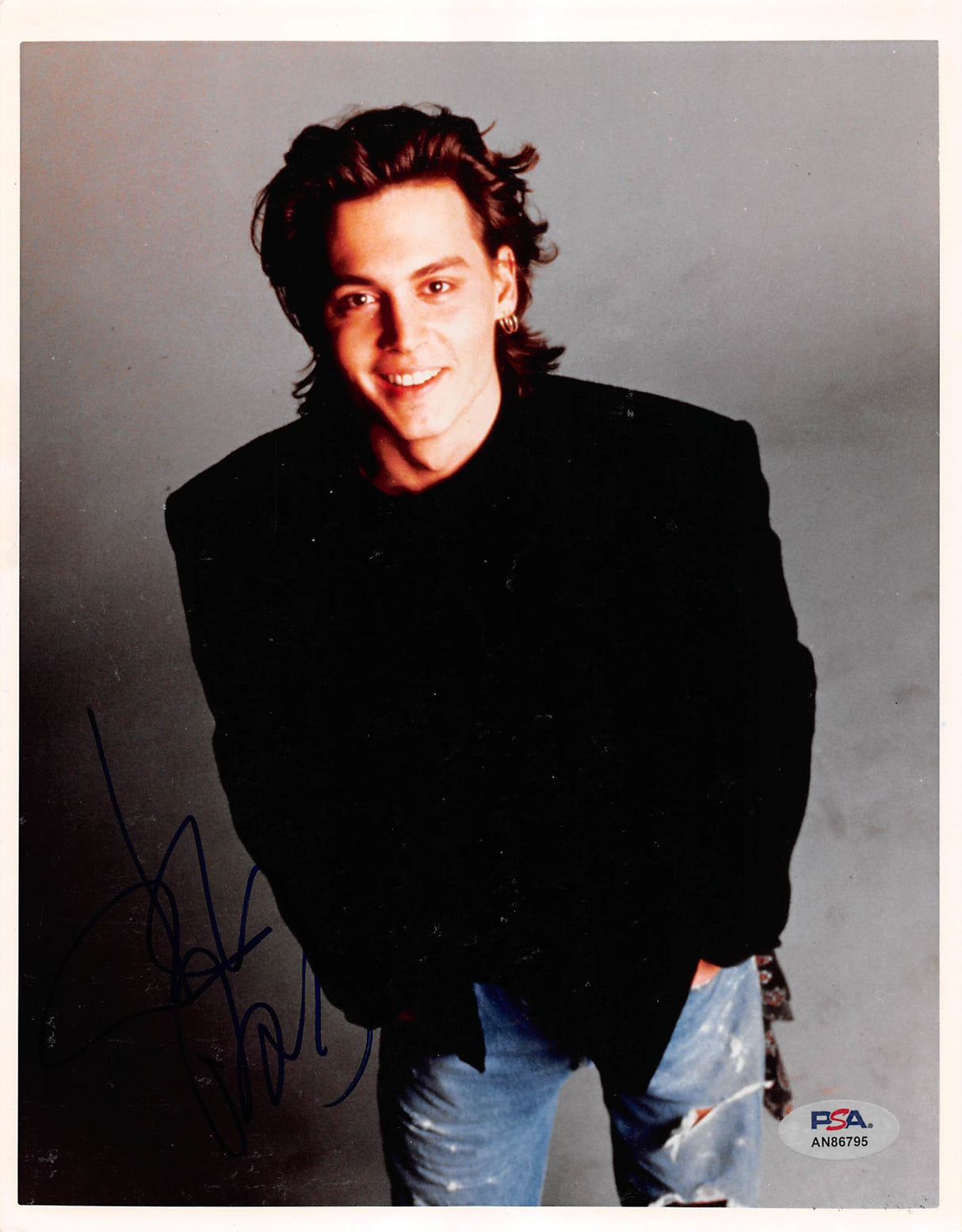Johnny Depp Benny & Joon Authentic Signed 8x10 Photo PSA/DNA #AN86795