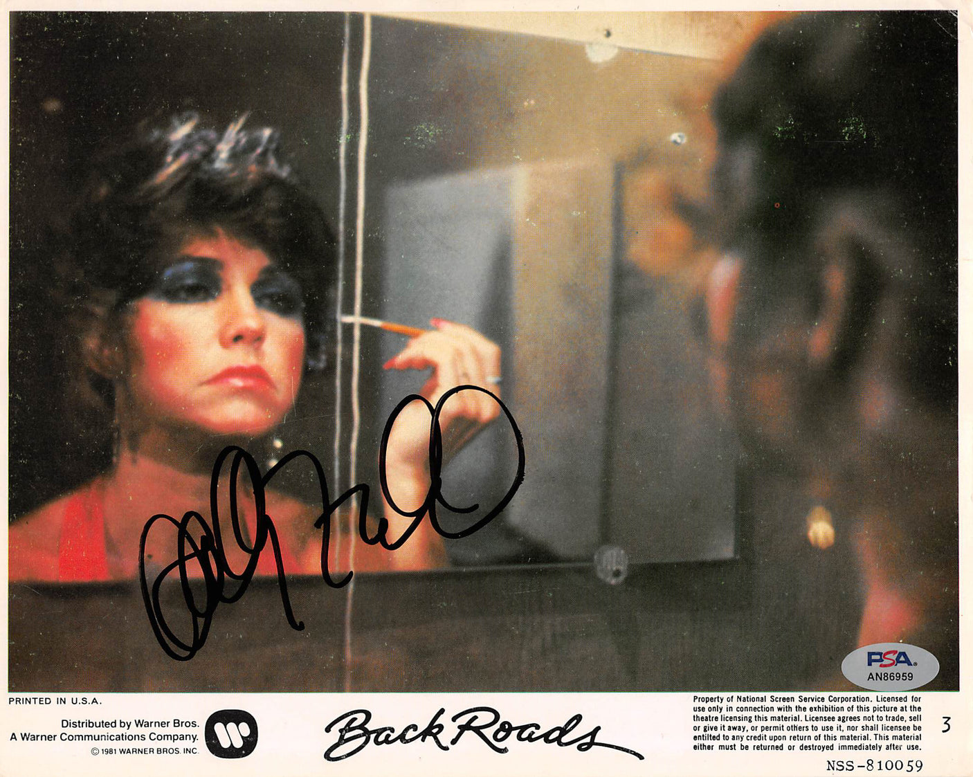 Sally Field Back Roads Authentic Signed 8x10 Promotional Photo PSA/DNA #AN86959