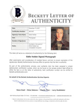 Eddie Vedder Pearl Jam Authentic Signed 11x14 Photo Autographed BAS #AB12247