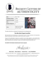 The Who (3) Daltrey, Townshend & Entwistle Signed Laserdisc Cover BAS #A42884