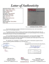 Bulls Michael Jordan Signed 8.5x11 Wilson Racket Sports Letterhead JSA #Z97275