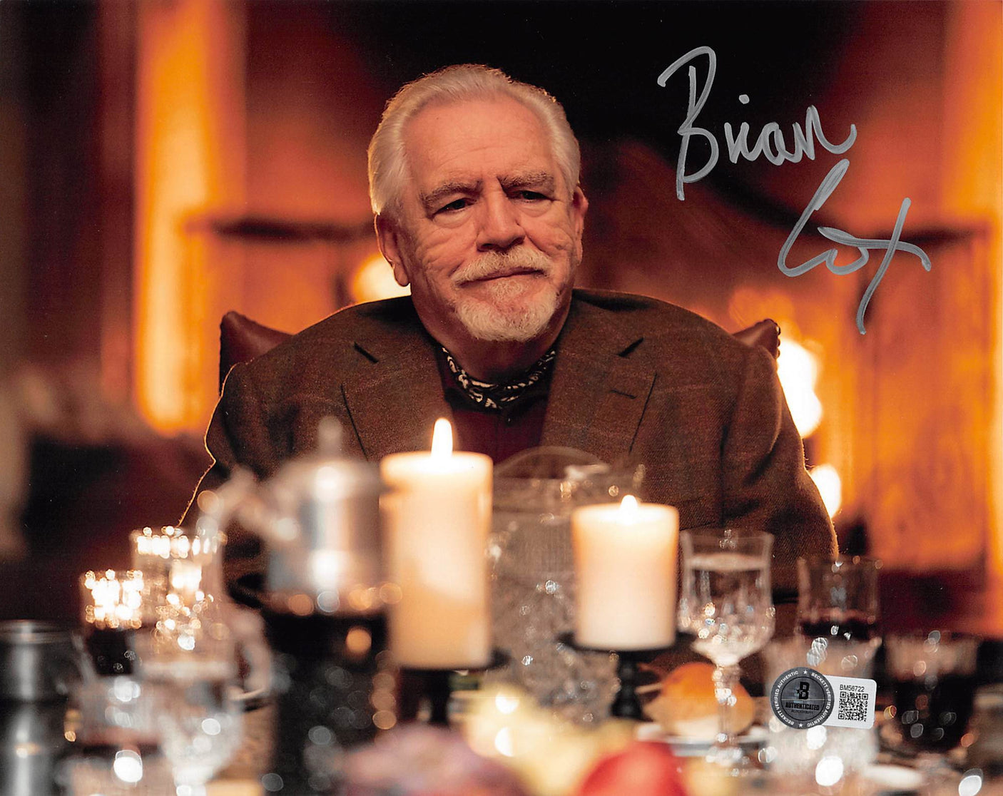 Brian Cox Succession Authentic Signed 8x10 Photo Autographed BAS #BM56722