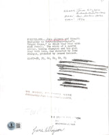 June Allyson & Ricardo Montalban Right Cross Signed 8x9.5 Photo BAS #BN29187