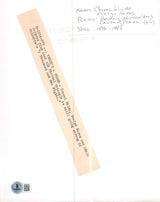 Cornel Wilde & Evelyn Keyes A Thousand and One Nights Signed 8x10 Photo BAS