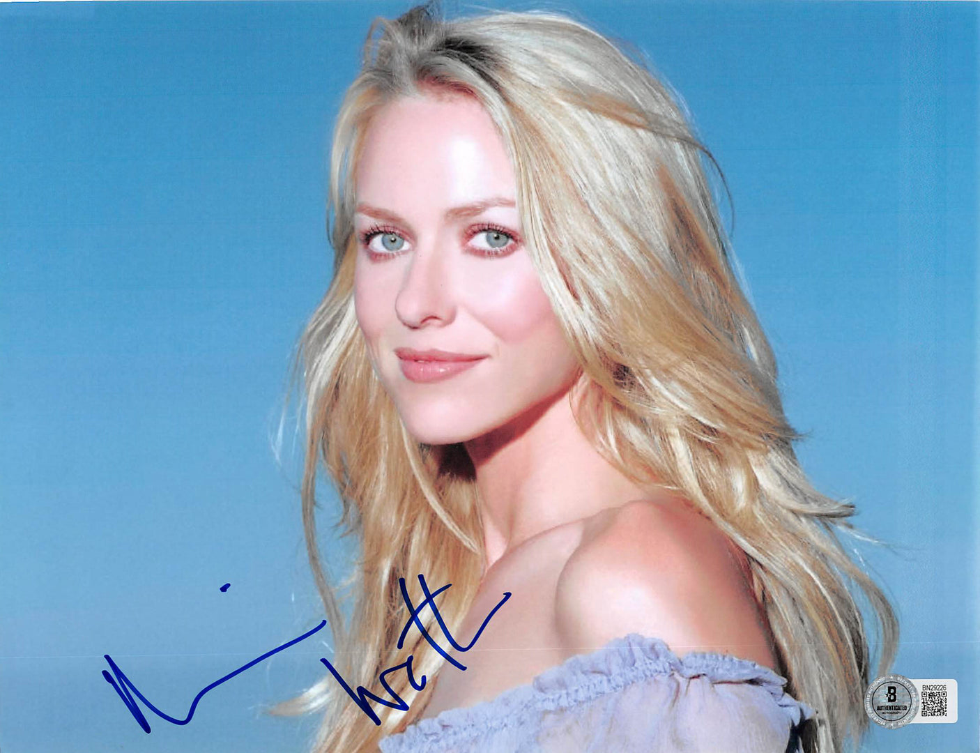 Naomi Watts King Kong Authentic Signed 8.5x11 Photo Autographed BAS #BN29226