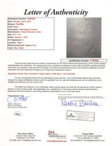 The Who (4) Townshend, Moon, Daltrey & Entwistle Signed Contract Addendum JSA