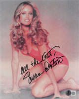 Susan Anton Goldengirl "All The Best" Authentic Signed 8x10 Vertical Photo BAS 3