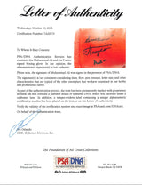 Muhammad Ali & Joe Frazier Signed Red Everlast Boxing Glove PSA/DNA #7A02073