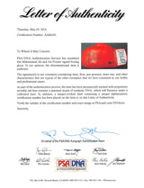 Muhammad Ali & Joe Frazier Signed Red Everlast Boxing Glove PSA/DNA #AA84100