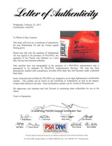 Muhammad Ali & Joe Frazier Signed Red Everlast Boxing Glove PSA/DNA #6A62547