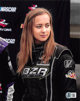 Brittney Zamora NASCAR Authentic Signed 8x10 Vertical Photo Autographed BAS 1