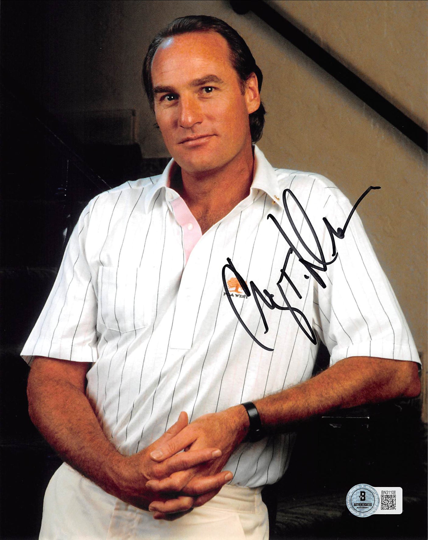 Craig T. Nelson Coach Authentic Signed 8x10 Vertical Photo Autographed BAS 4