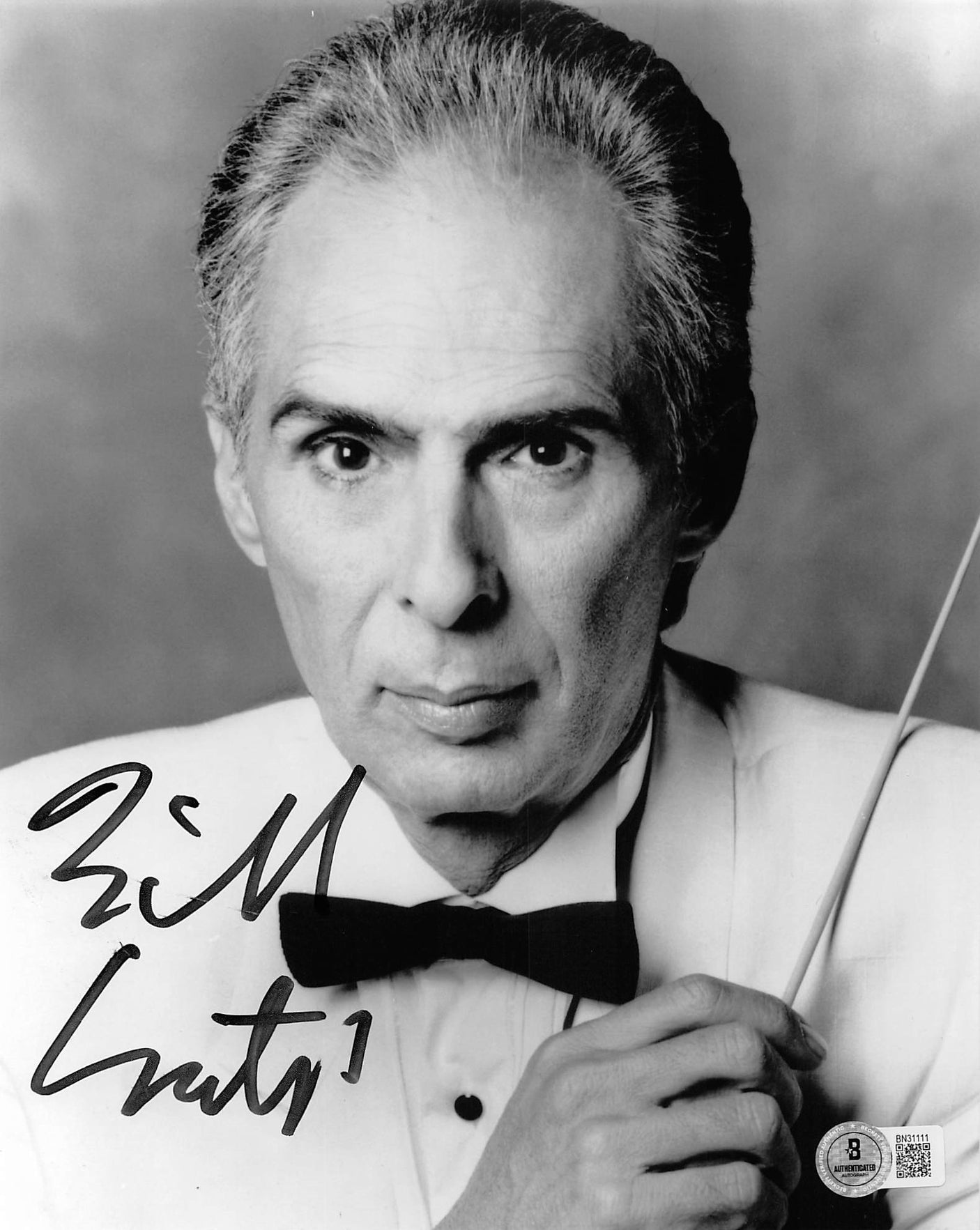 Bill Conti Rocky Authentic Signed 8x10 Vertical Photo Autographed BAS 2
