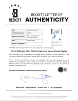 Bridget Jones's Diary (3) Zellweger, Firth & Grant Signed Framed Display BAS