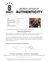 Mel Gibson Braveheart Authentic Signed 8x10 Framed Photo Autographed BAS