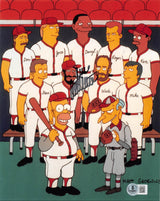 Dan Castellaneta The Simpsons Authentic Signed 8x10 Vertical Team Photo BAS 1