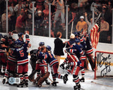 Mike Eruzione USA Hockey "80 Gold" Authentic Signed 8x10 Horizontal Photo BAS 2