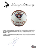 Shaquille O'Neal Game Used Basketball Reaching 8th On NBA Career Scoring List